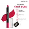 Swiss Beauty Matte Long Lasting Stay Maxx Lip Crayon Lipstick Matte Finish - Fuchsia Pink