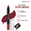 Swiss Beauty Matte Long Lasting Stay Maxx Lip Crayon Lipstick Matte Finish - Dynamite Berry