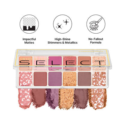 Swiss Beauty Select Eyeshadow Palette - 2 Fast Nights
