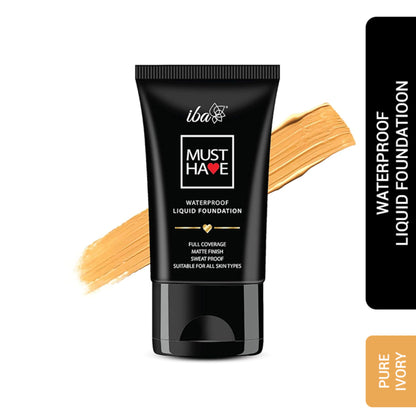 IBA Must Have Waterproof Liquid Foundation - Pure Ivory