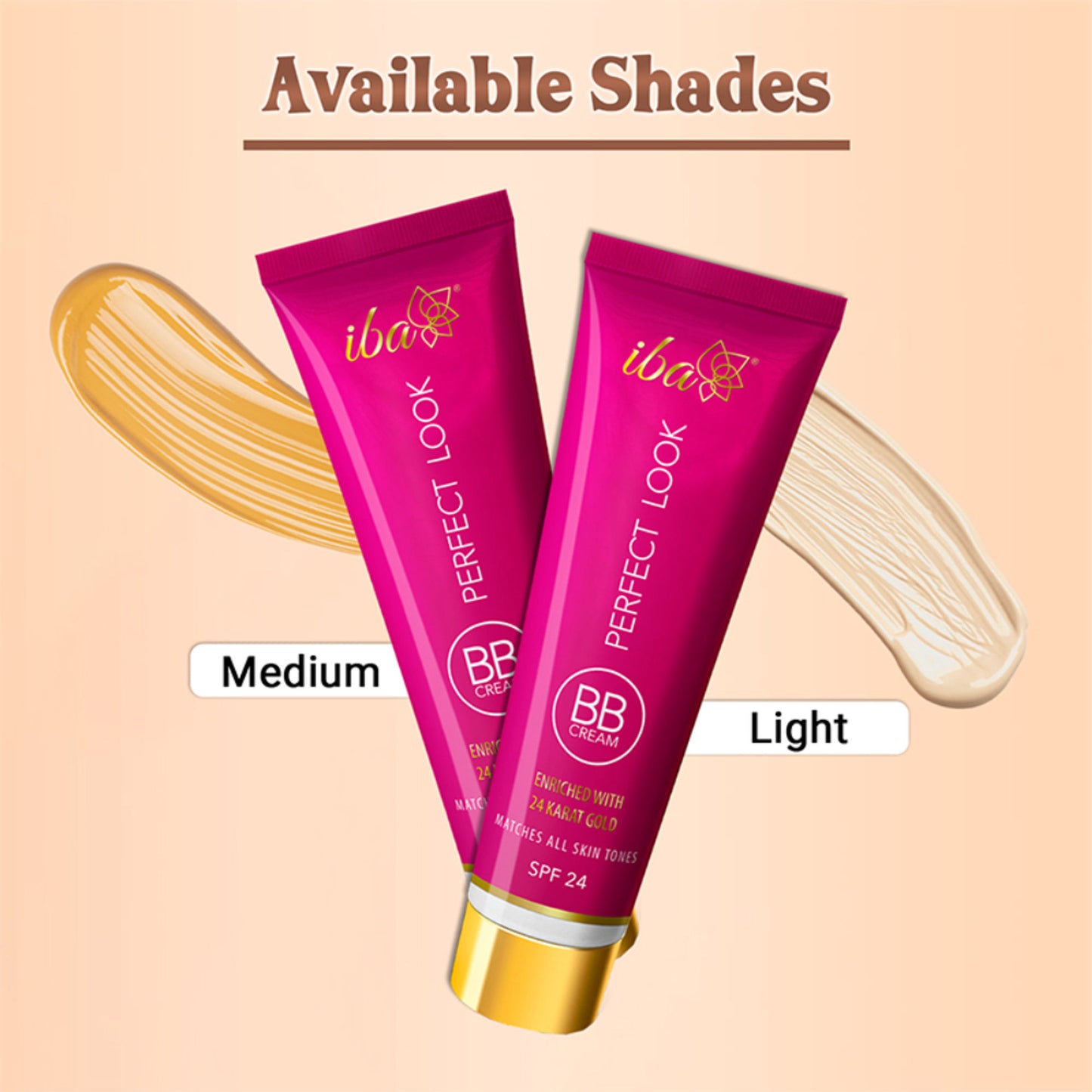 IBA Perfect Look Bb Cream With 24 Karat Gold (light Shade)