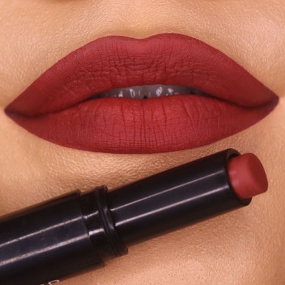 Iba Matte Forever Non-Transfer Lipstick in shade 10 One Only, showcasing its sleek tube and smooth matte finish.
