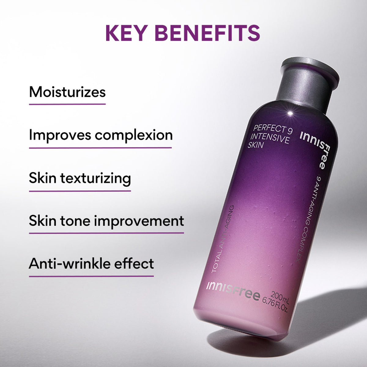 Innisfree Perfect 9 Repair Skin Toner - Anti-Aging & Nourishing Care