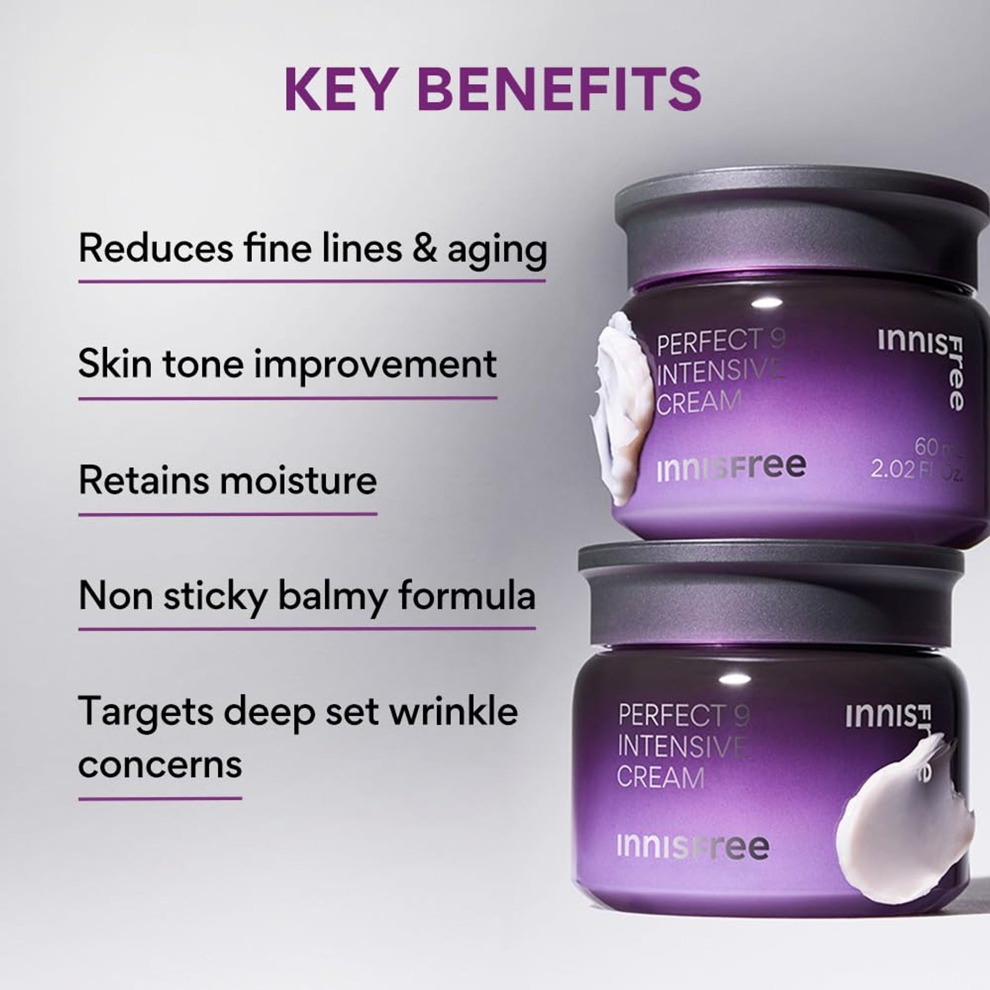 Innisfree Perfect 9 Intensive Cream EX - Anti-Aging & Firming Care