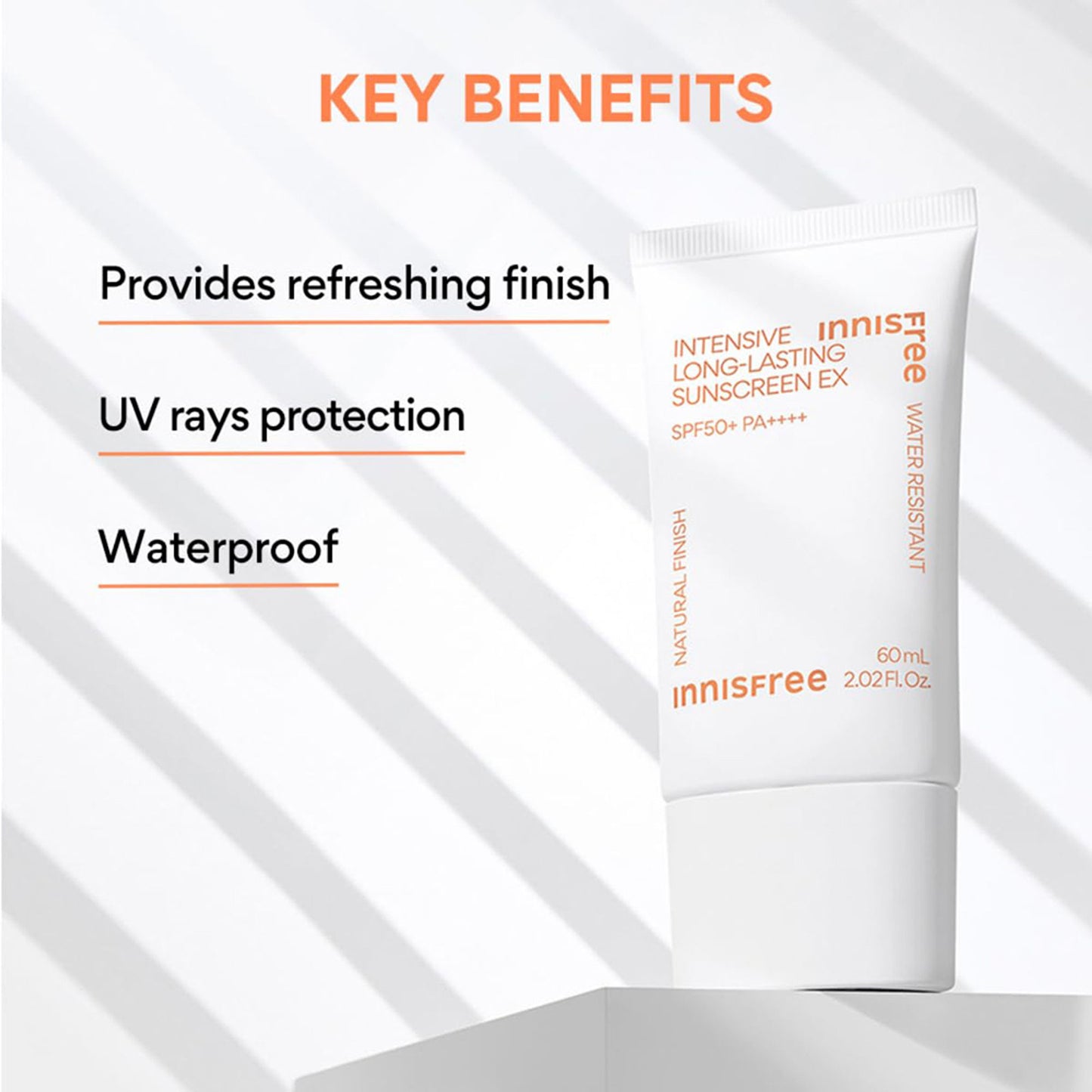 Innisfree Intensive Long Lasting Sunscreen SPF 50+ PA++++ - Natural Finish