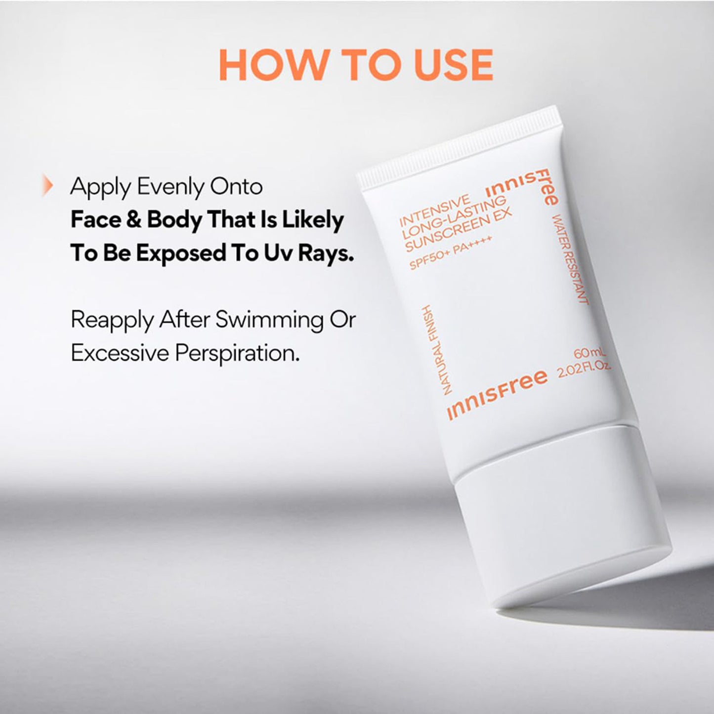 Innisfree Intensive Long Lasting Sunscreen SPF 50+ PA++++ - Natural Finish