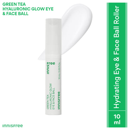 Innisfree Green Tea Hyaluronic Glow Eye And Face Ball For Reducing Puffiness