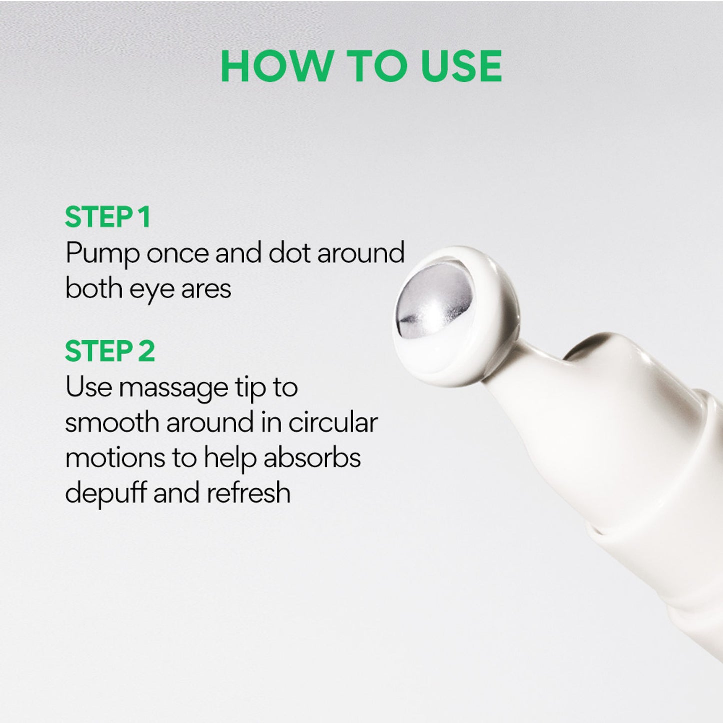 Innisfree Green Tea Hyaluronic Glow Eye And Face Ball For Reducing Puffiness