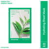 Innisfree Soothing Energy Sheet Mask Heartleaf - Calms Sensitive Skin - Green Tea