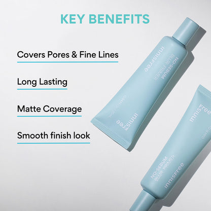 Innisfree No Sebum Blur Primer - Smooth Pore Coverage & Soft Base