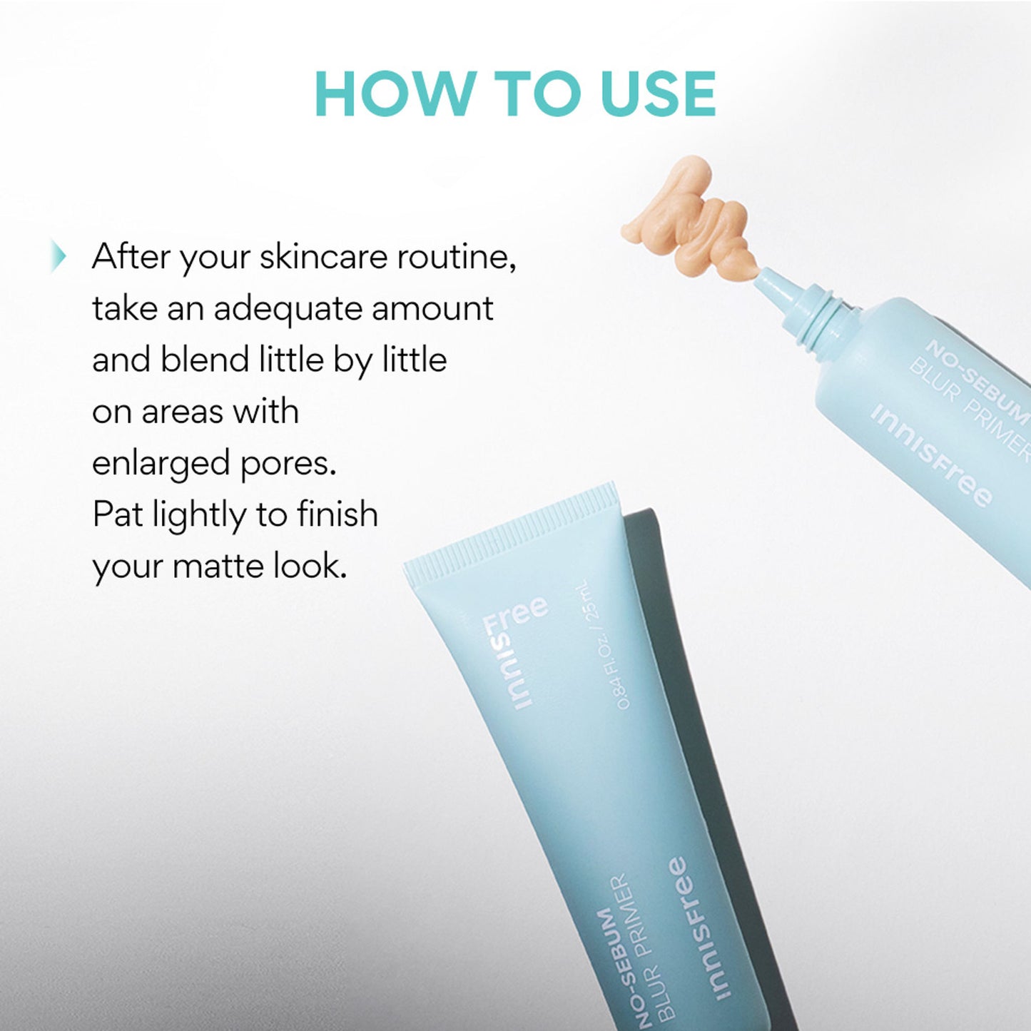 Innisfree No Sebum Blur Primer - Smooth Pore Coverage & Soft Base