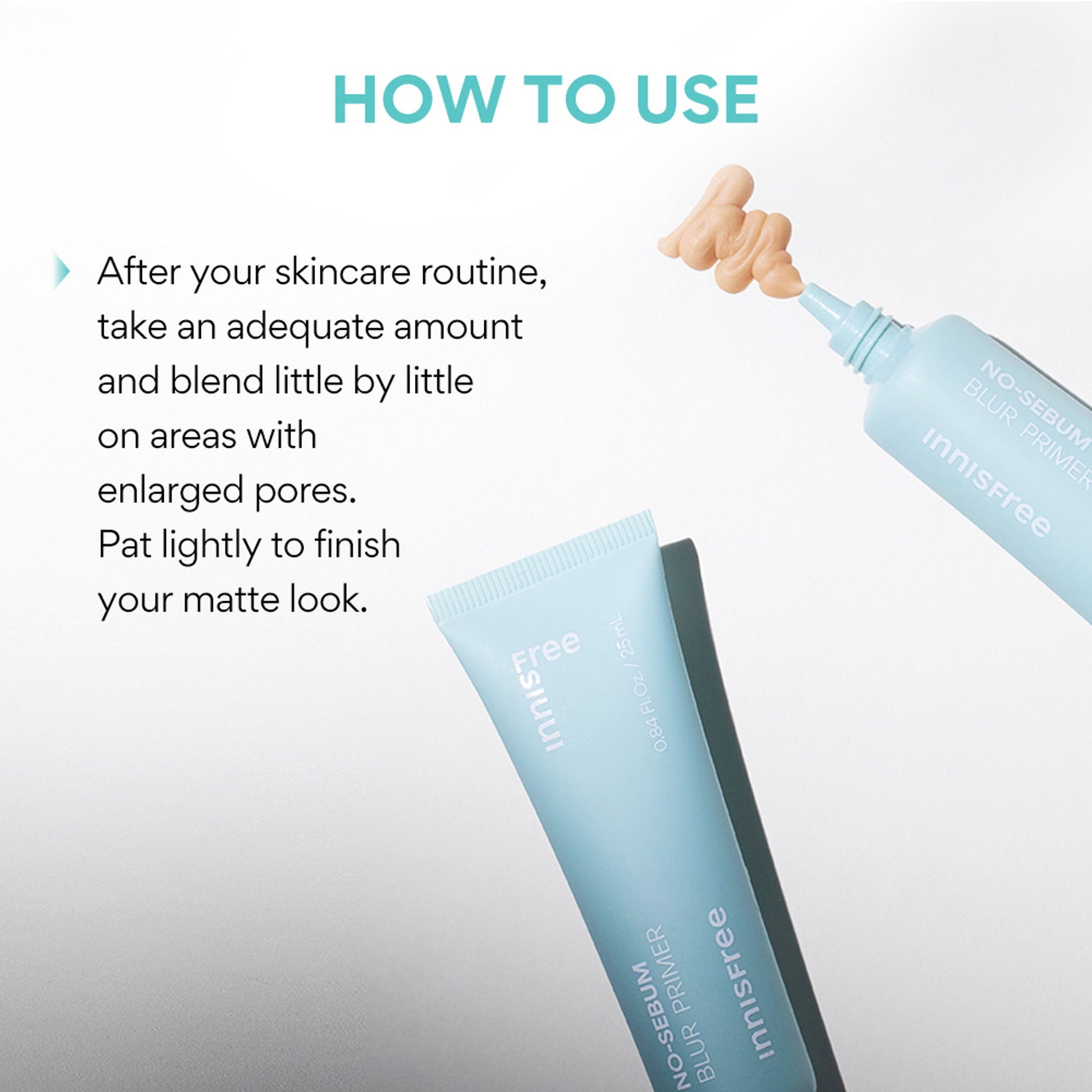 Innisfree No Sebum Blur Primer - Smooth Pore Coverage & Soft Base
