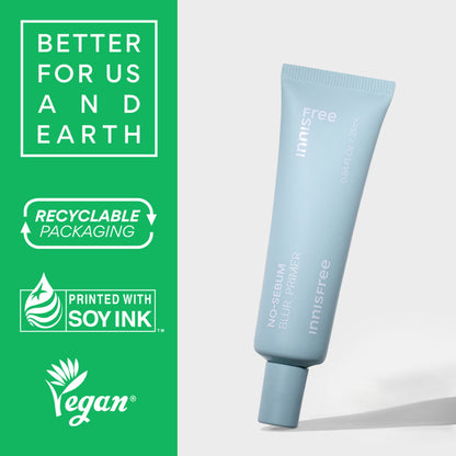 Innisfree No Sebum Blur Primer - Smooth Pore Coverage & Soft Base