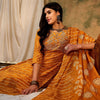 Dhiyona IE Leheriya Printed Regular Pure Cotton Kurta With Trousers & Dupatta