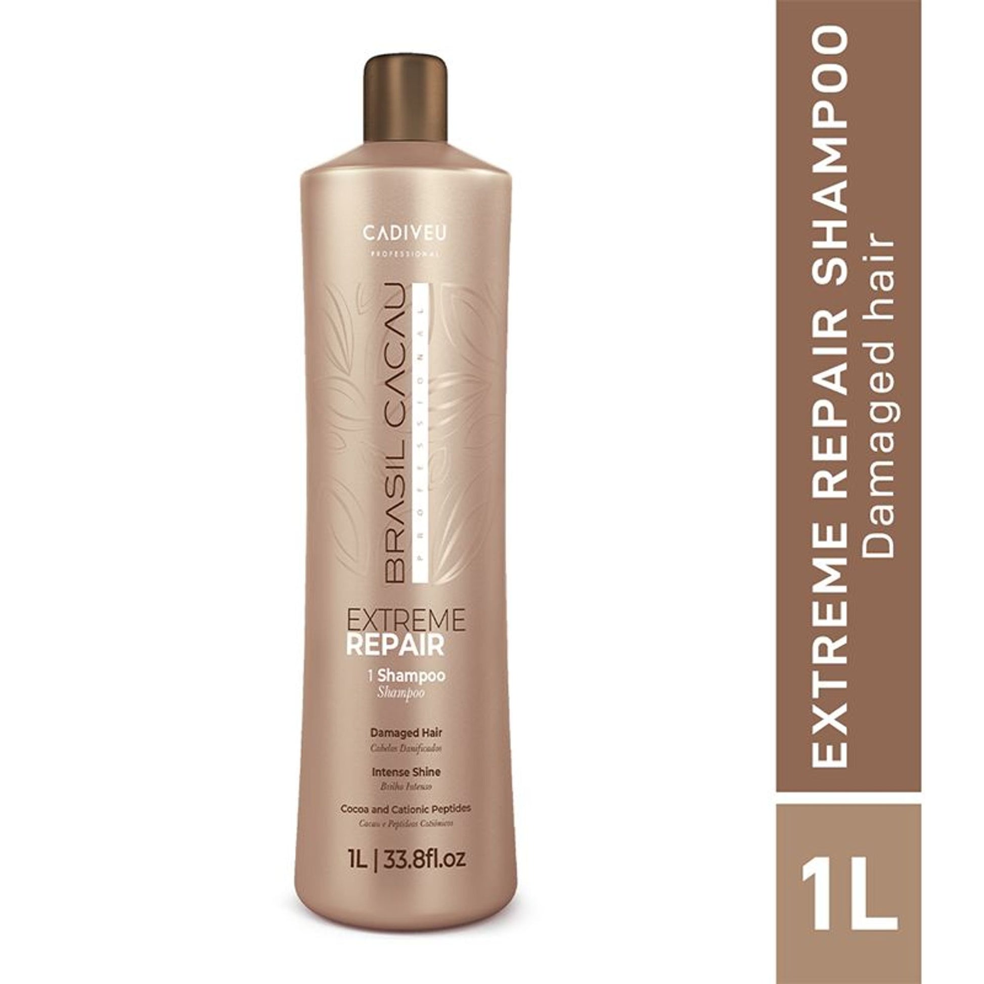 Brasil Cacau Professional Extreme Repair Shampoo Sulfate Free For Damaged Hair