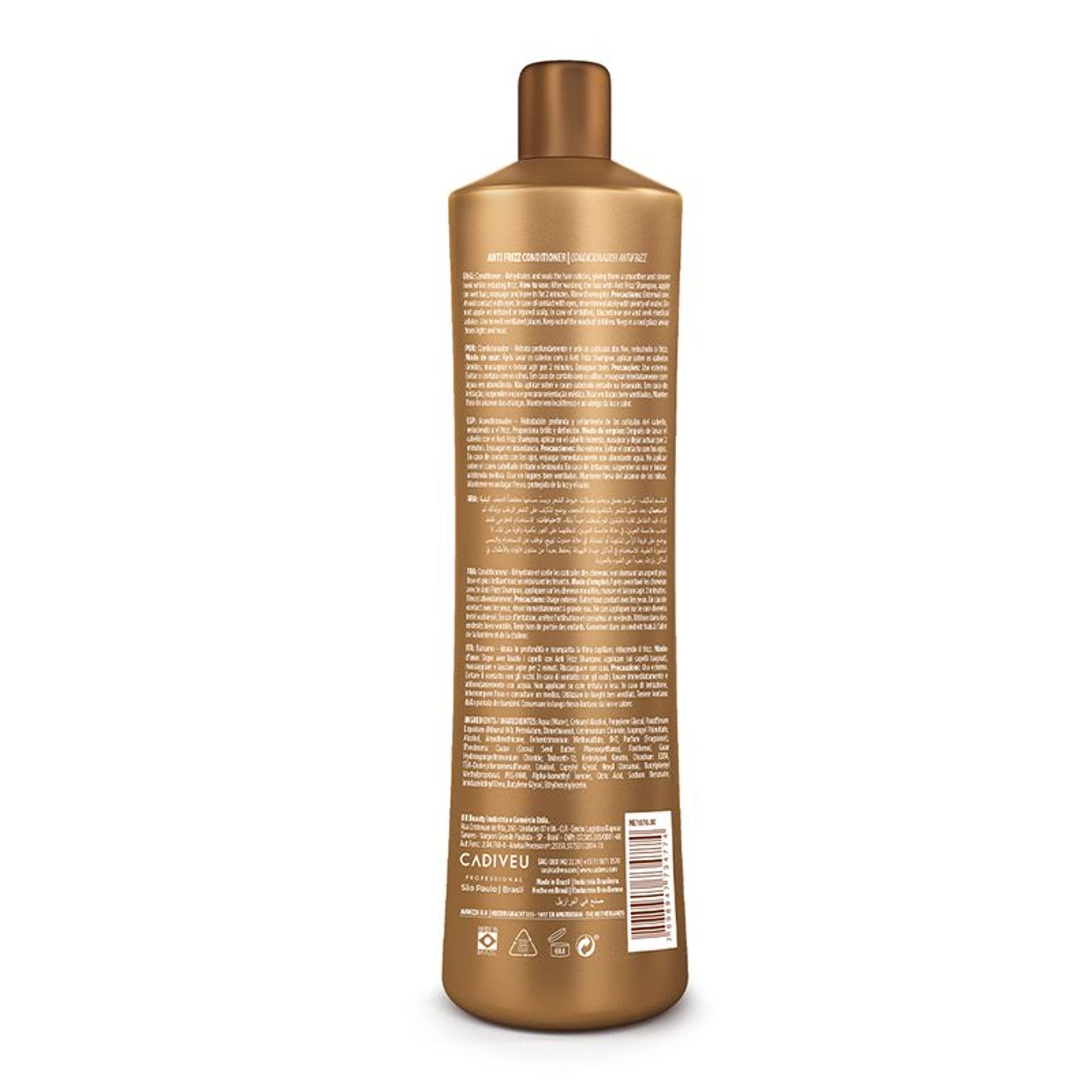 Cadiveu Brasil Cacau Anti Frizz Conditioner For Dry & Frizzy Hair