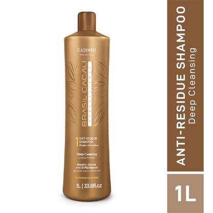Cadiveu Brasil Cacau Anti Residue Shampoo For Professionally Treated Hair