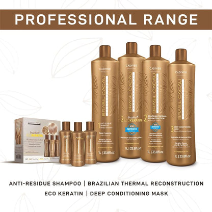 Cadiveu Brasil Cacau Anti Residue Shampoo For Professionally Treated Hair