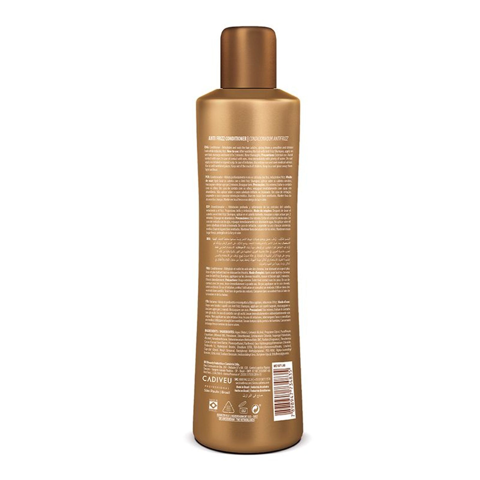 Cadiveu Brasil Cacau Anti Frizz Conditioner For Dry & Frizzy Hair