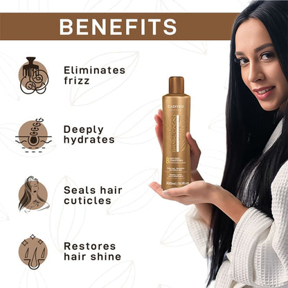 Cadiveu Brasil Cacau Anti Frizz Conditioner For Dry & Frizzy Hair