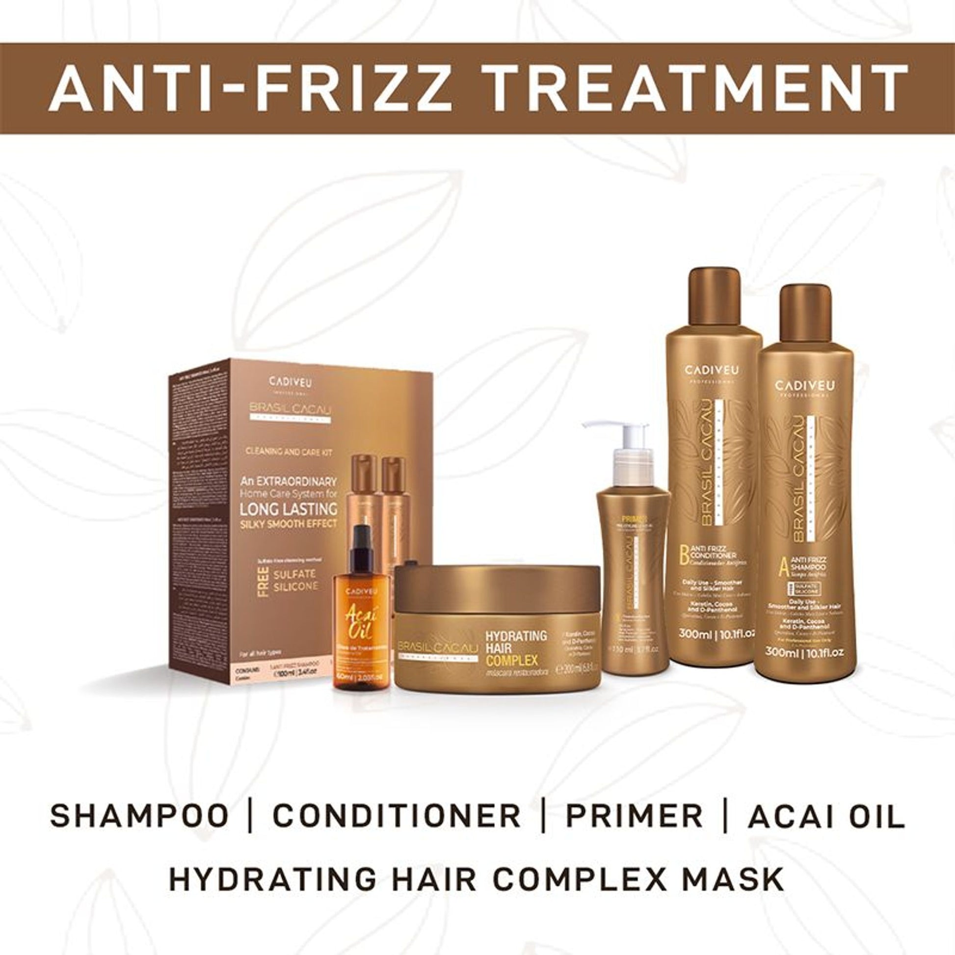 Cadiveu Brasil Cacau Anti Frizz Conditioner For Dry & Frizzy Hair