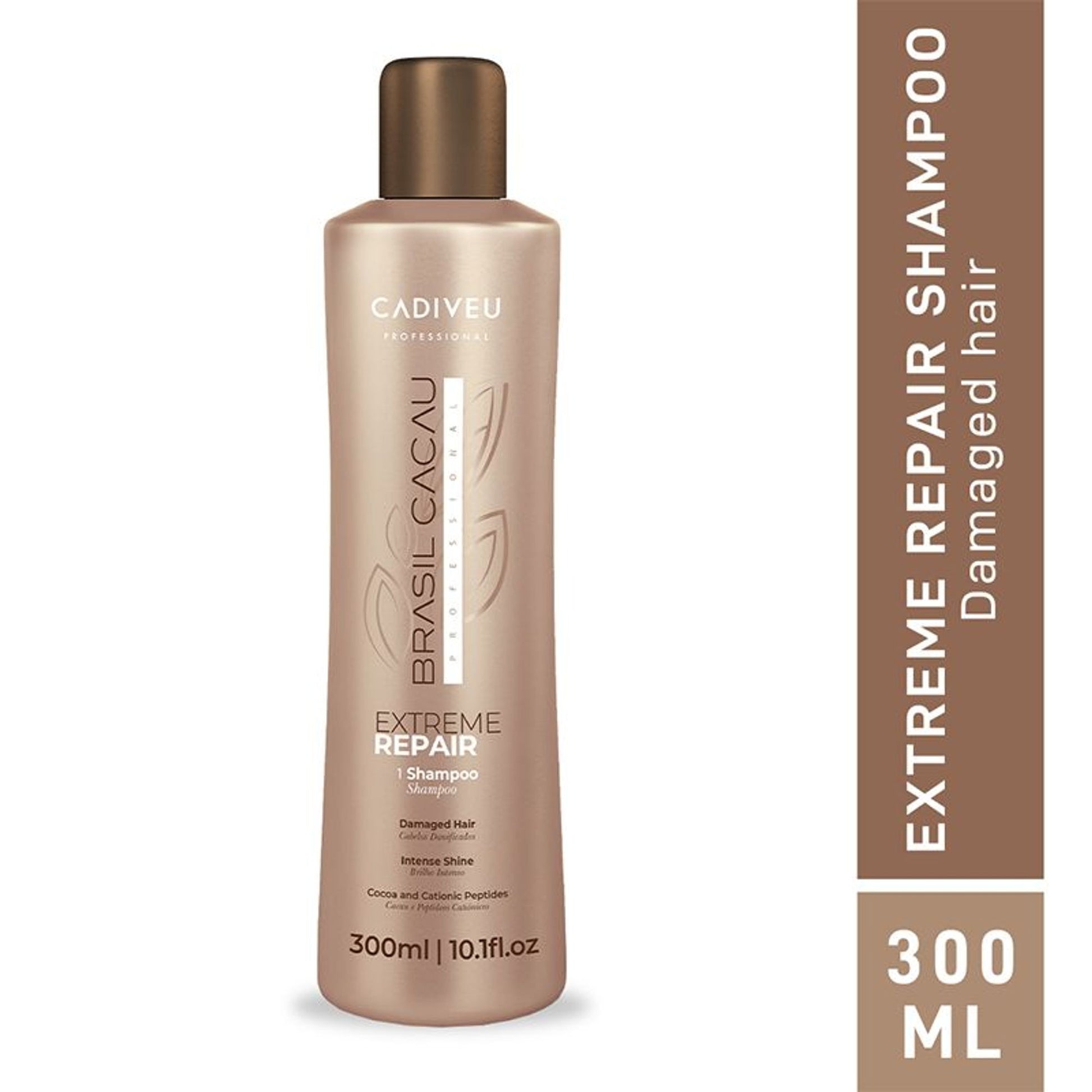 Cadiveu Brasil Cacau Professional Extreme Repair Shampoo Sulfate Free For Damaged Hair