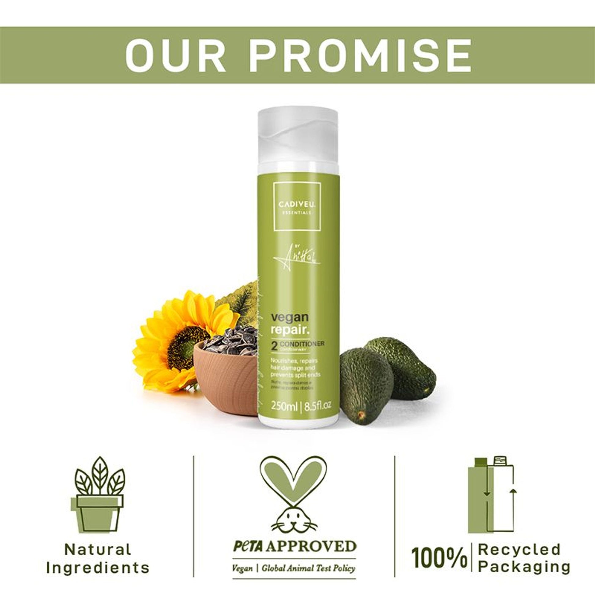 Cadiveu Vegan Hair Conditioner For Damaged Hair