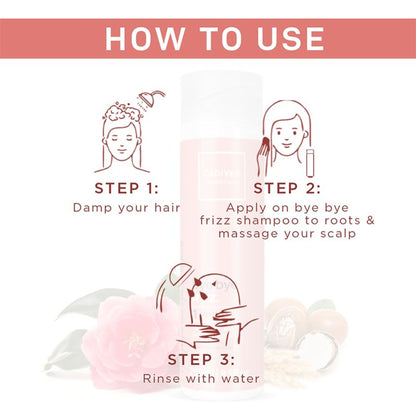 Cadiveu Bye Bye Frizz Shampoo For 72 Hours Frizz Free Hair