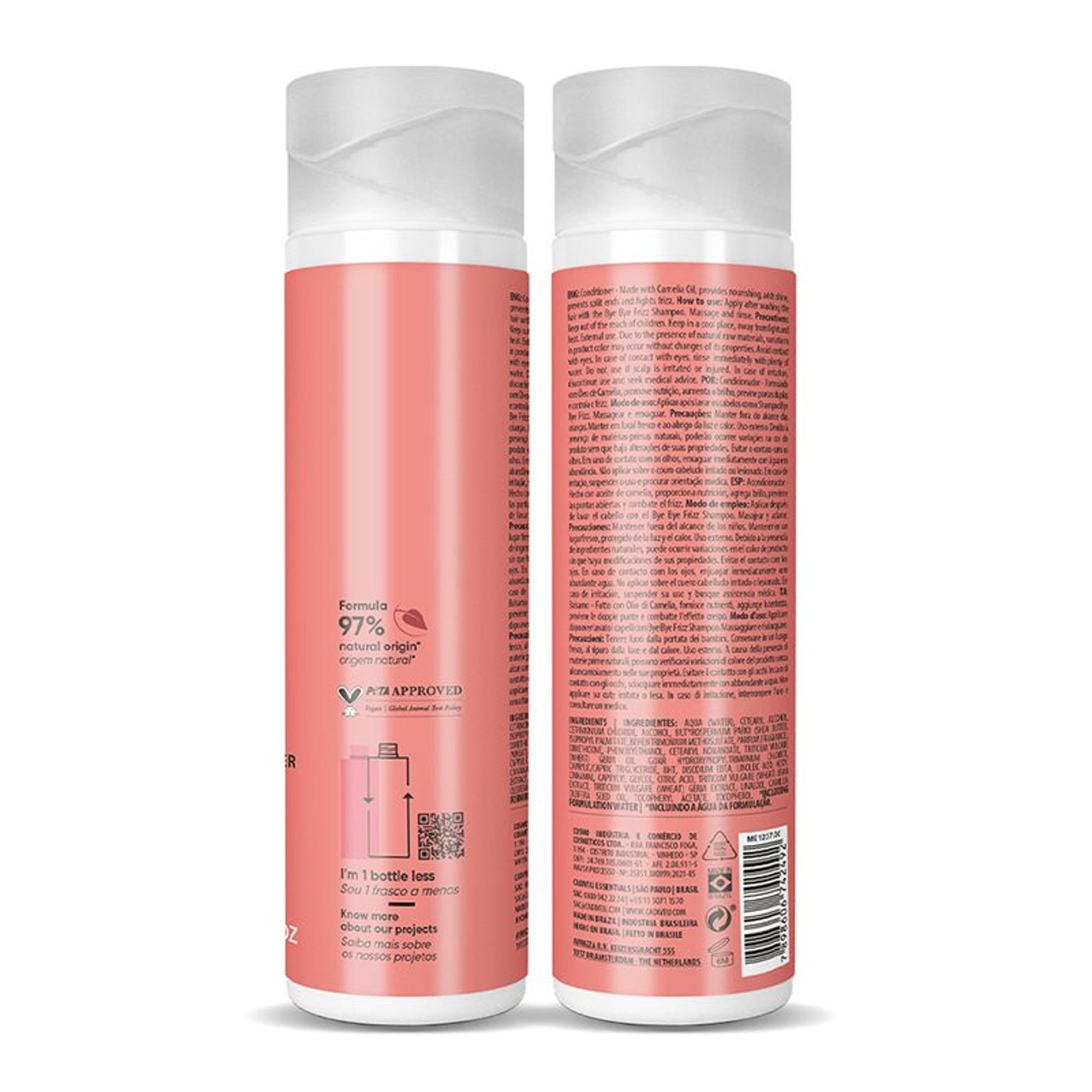 Cadiveu Bye Bye Frizz Conditioner For 72 Hours Frizz Free Hair