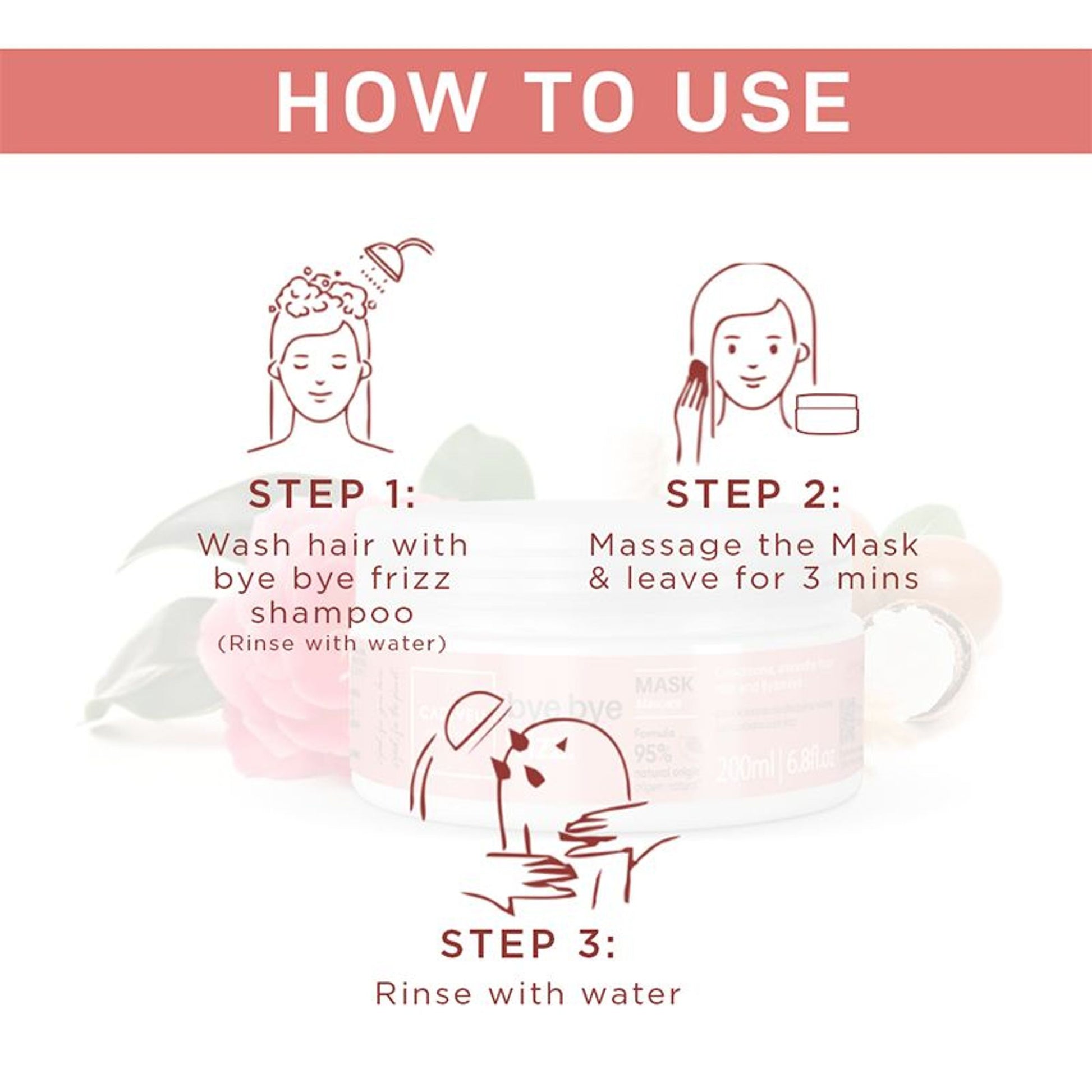 Cadiveu Bye Bye Frizz Mask For 72 Hours Frizz Free Hair