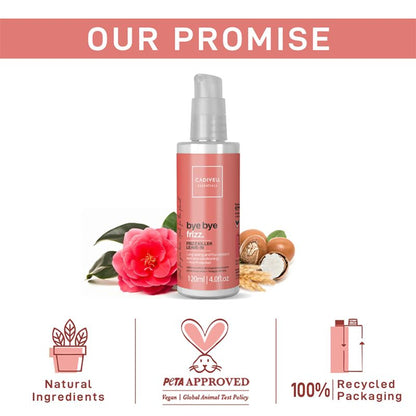 Cadiveu Bye Bye Frizz Leave In Frizz Killer Hair Serum For Frizzy Hair