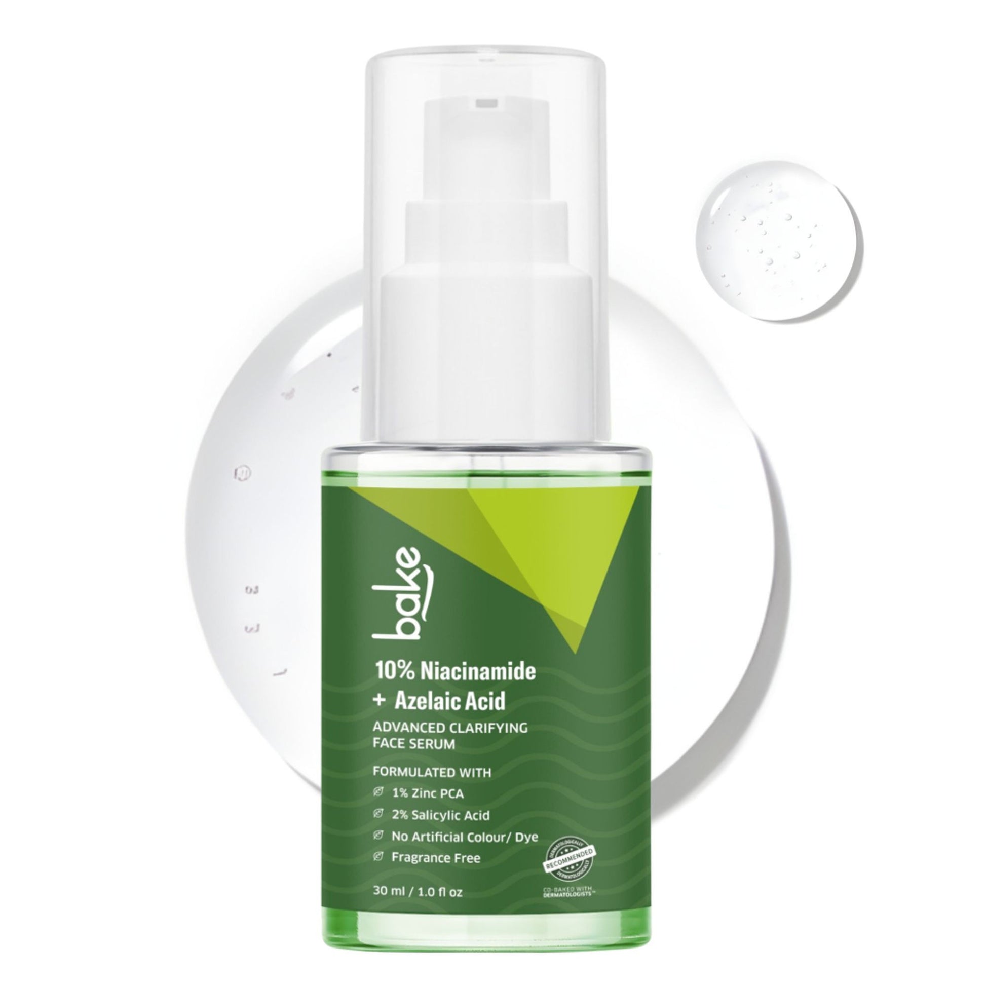 Bake 10% Niacinamide & Azelaic Acid Face Serum For Acne Scars & Dark Spots
