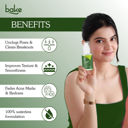 Bake 10% Niacinamide & Azelaic Acid Face Serum For Acne Scars & Dark Spots