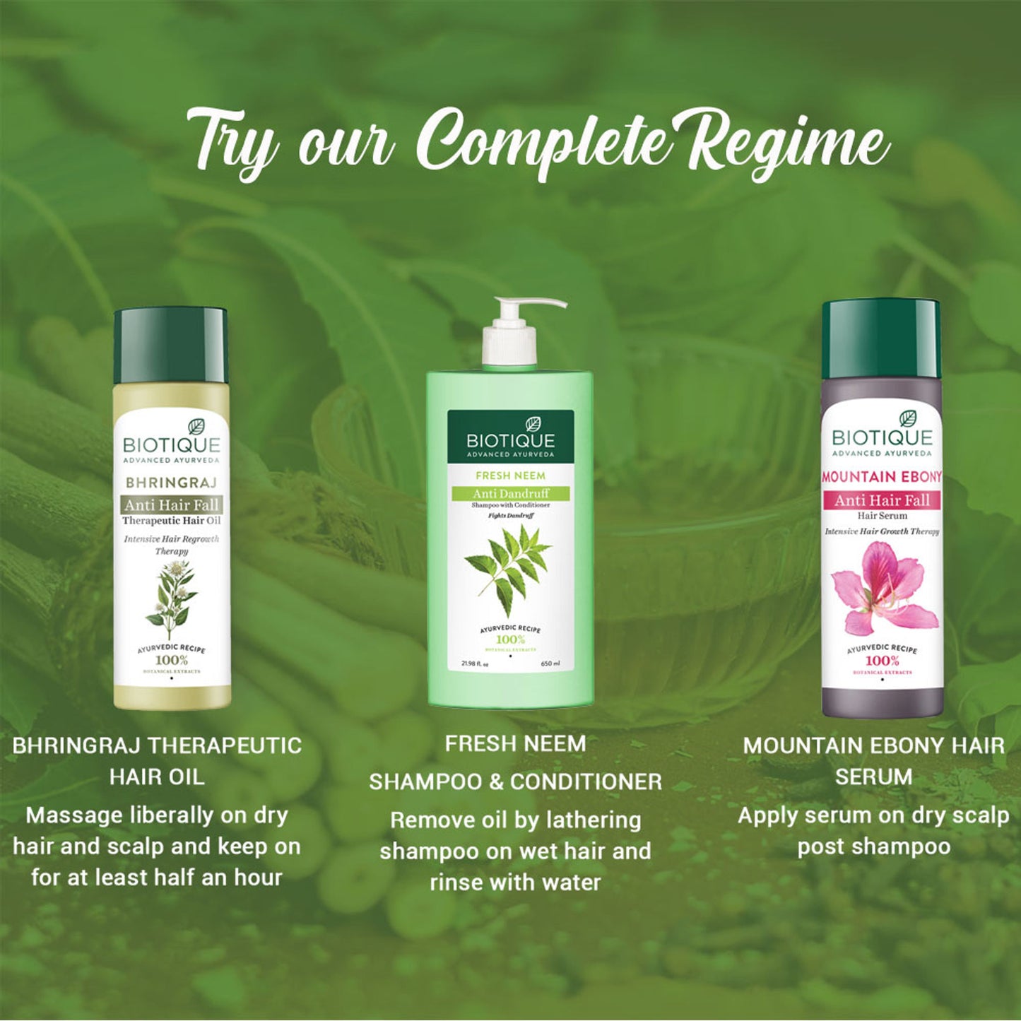 Biotique Bio Neem Margosa Anti-Dandruff Shampoo & Conditioner