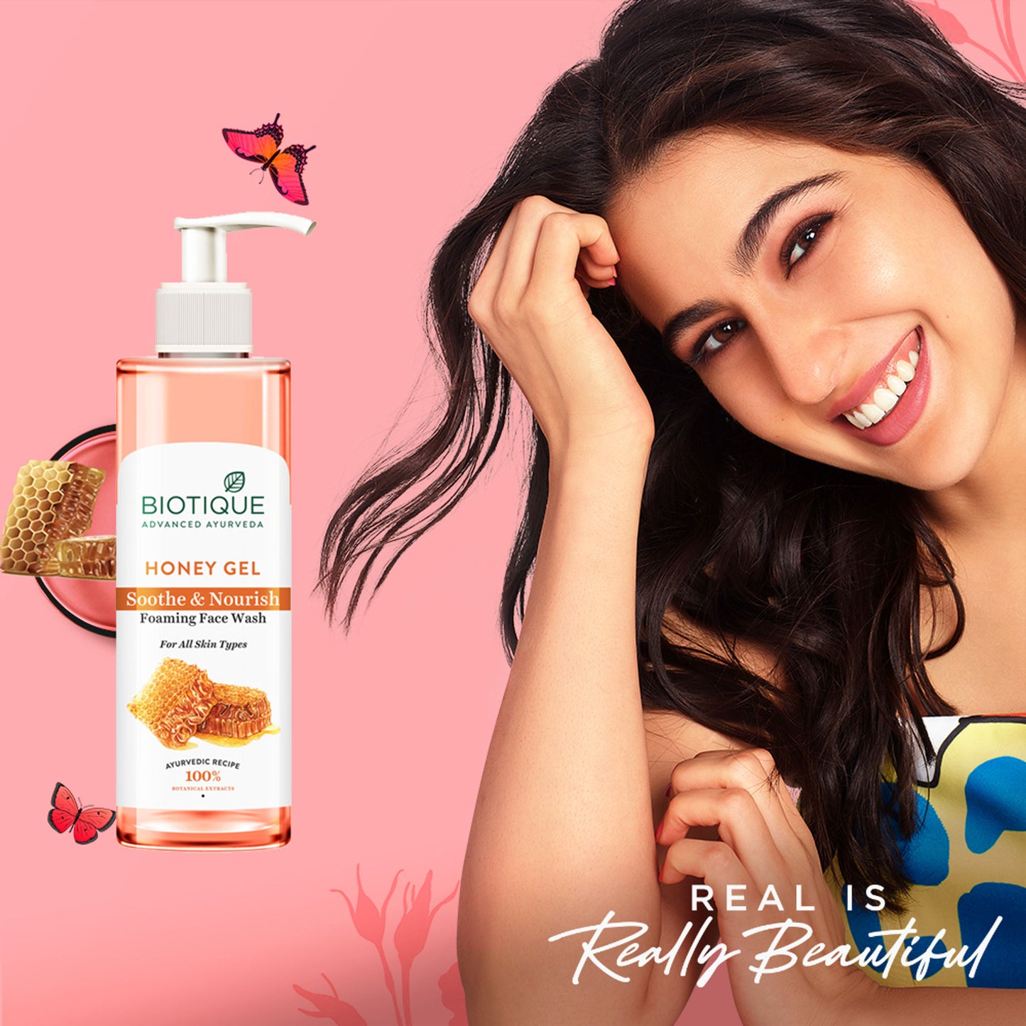 Biotique Bio Honey Gel Refreshing Foaming Face Wash