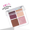 Nykaa Stardust Multi-Texture Holographic Quad Eyeshadow Palette - Url Irl