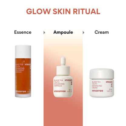 Innisfree Black Tea Youth Enhancing Ampoule For Anti-Aging & Radiant Skin