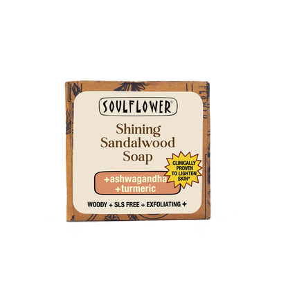 Soulflower Sandalwood Cleansing Moisturizing Bar