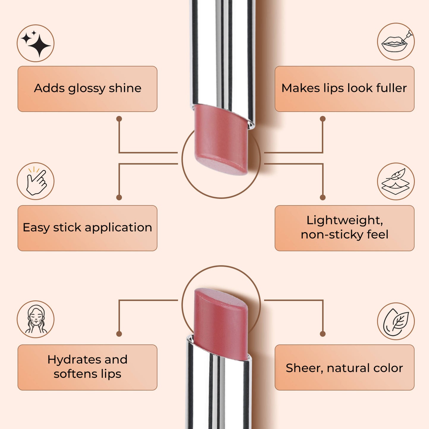 FASHION COLOUR Crave Me Gloss Stick - Mystic Plum