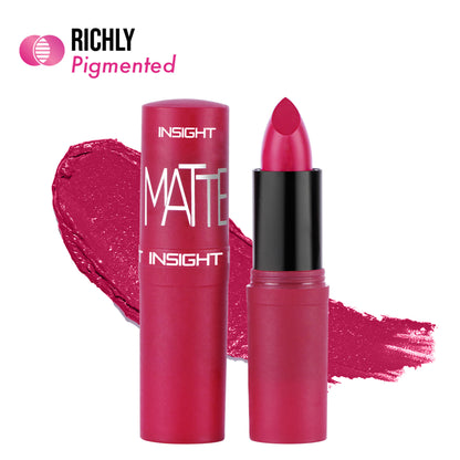 Insight Cosmetics Matte Lipstick, 1 Stroke Application, Long Lasting - A9 Pink Curve