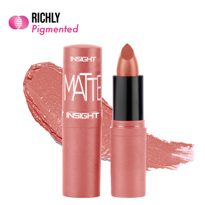 Insight Cosmetics Matte Lipstick, 1 Stroke Application, Long Lasting - A13 Darlingly Nude