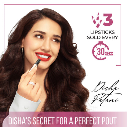 Insight Cosmetics 24 Hrs Non Transfer Matte Lipstick, Creamy Texture Matte Finish, Waterproof - Stay Basic
