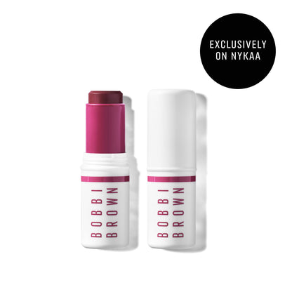 Bobbi Brown Skin Enhancer Multi-Stick Blush in Plum Envy, creamy blush stick with purple and pink tones, smooth texture.