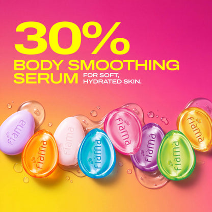 Fiama Mega Celebration Pack | 8 Gel Bar Variants | Gift Pack | 30% Smoothing Body Serum