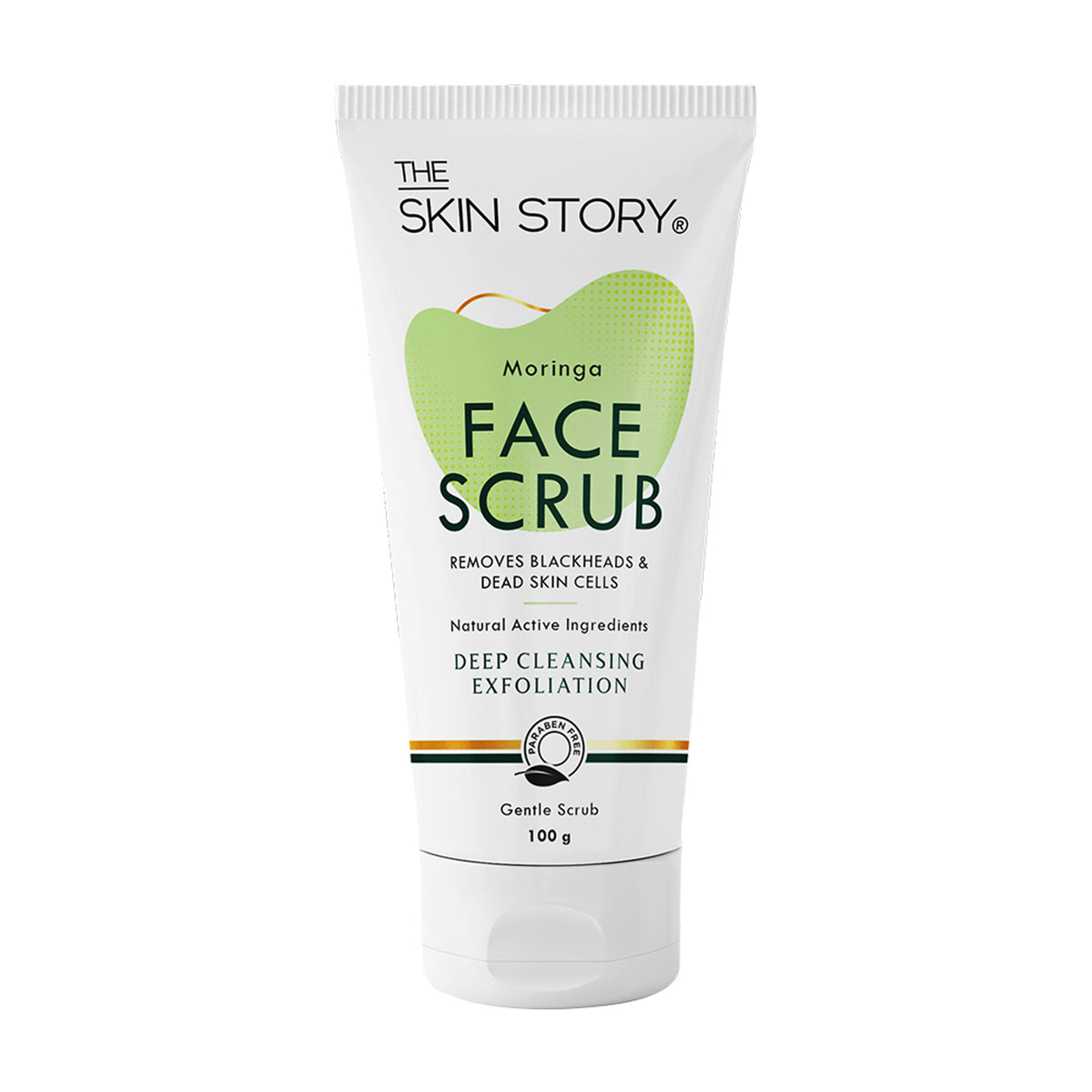 The Skin Story Moringa Gentle Face Scrub For Fresh Clear Skin Removes Blackheads Dead Skin Cells Tan