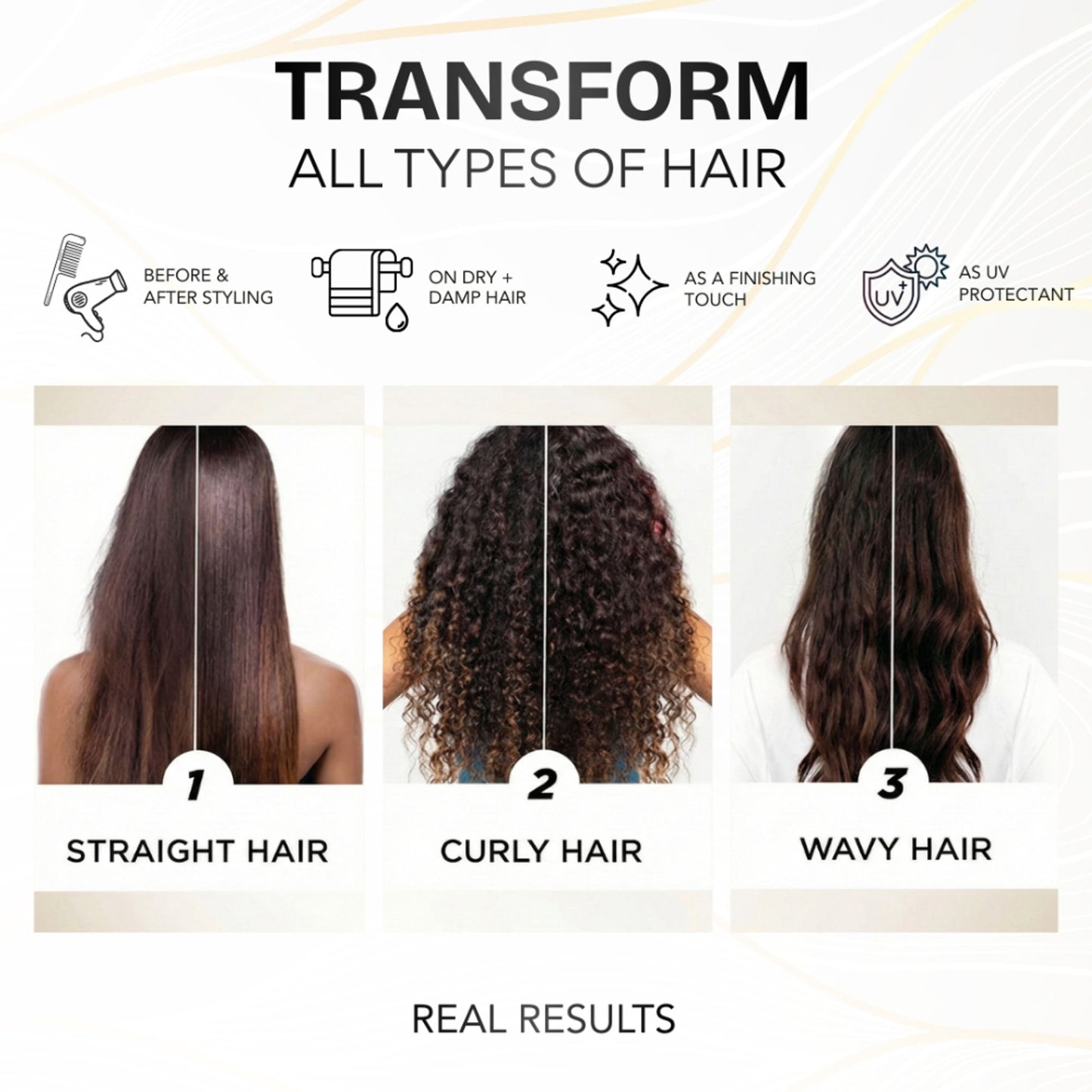The Skin Story Anti Frizz Hair Serum For Smooth Shiny Silky Hair With UV Protection Vit E Argan Oil