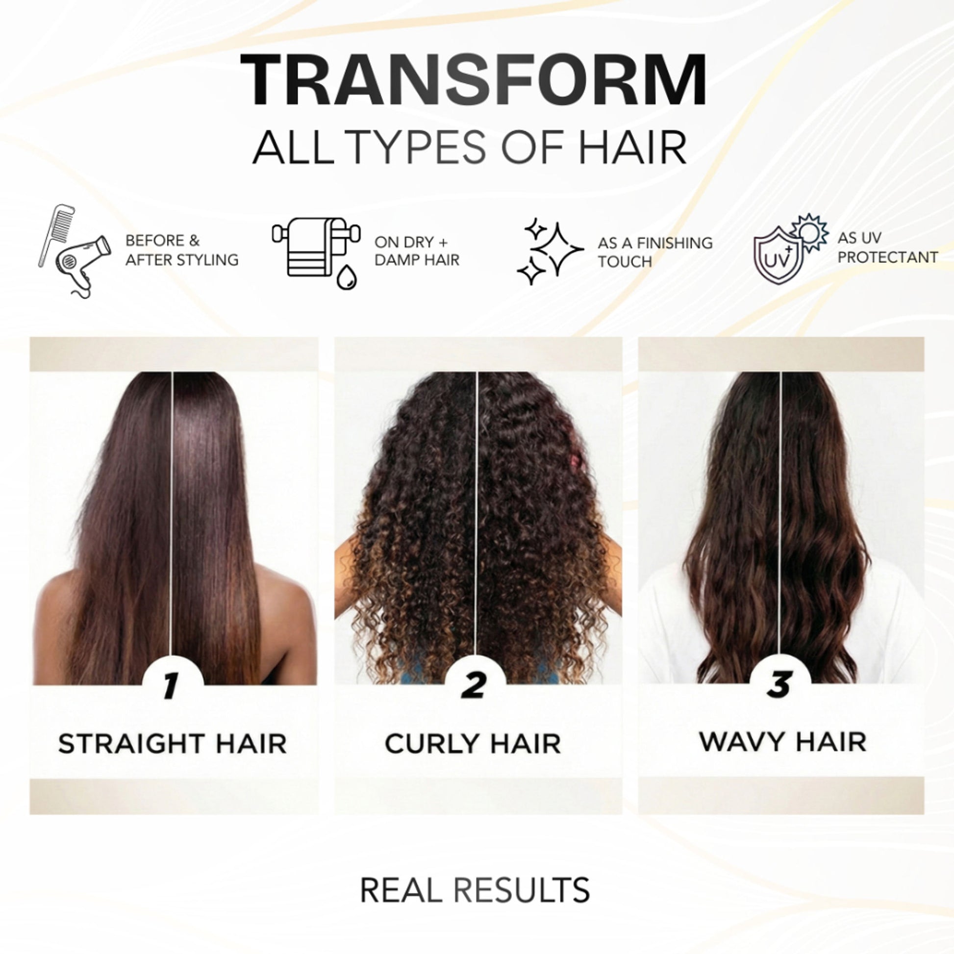 The Skin Story Anti Frizz Hair Serum For Smooth Shiny Silky Hair With UV Protection Vit E Argan Oil