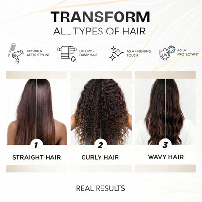 The Skin Story Anti Frizz Hair Serum For Smooth Shiny Silky Hair With UV Protection Vit E Argan Oil