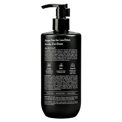 The Skin Story Sulphate Free Keratin Smooth Shampoo For Coloured Treated Hair Prevents Damage Frizz