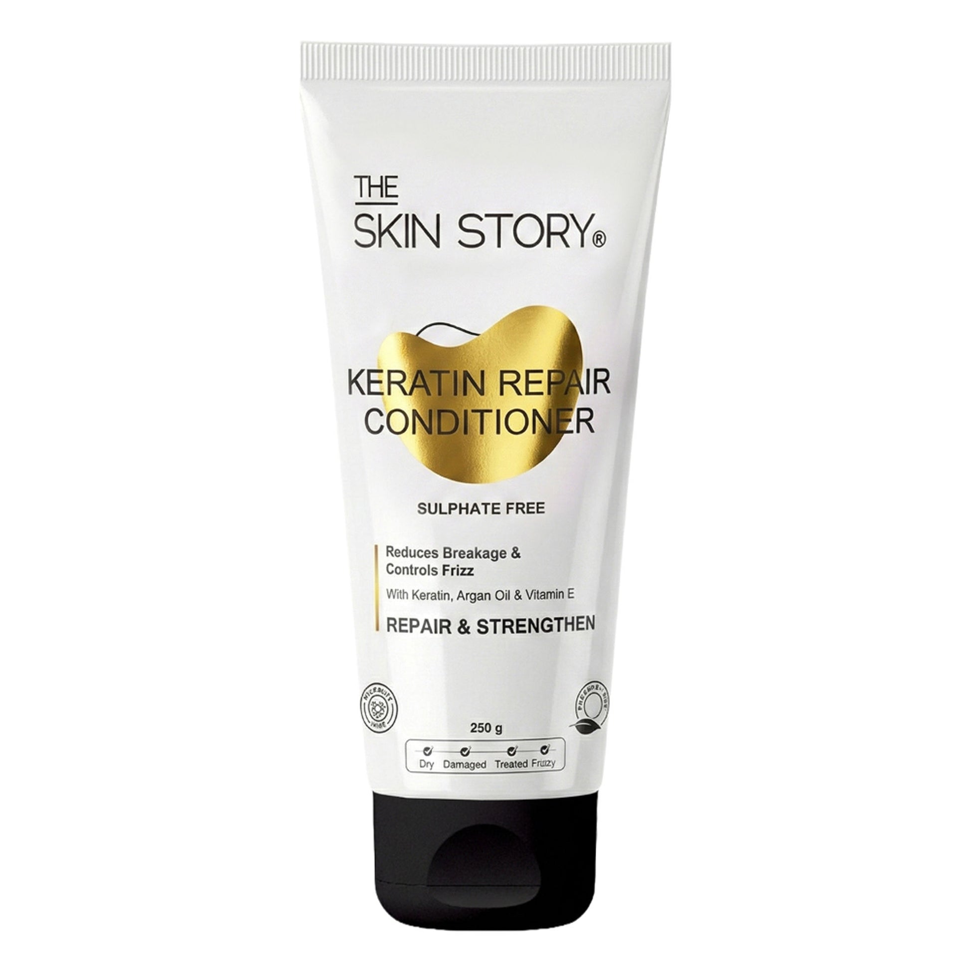 The Skin Story Sulphate Free Keratin Conditioner For Coloured Dry Frizzy Damaged Hair With Vitamin E